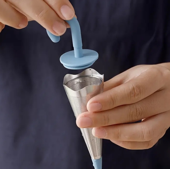 (1 piece) Rainy Day Tea infuser with Stand - Picture 2 of 6